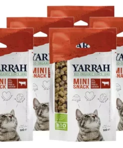 Yarrah Katzen-Snack Bio-Mini-Snack, 5 x 50 g