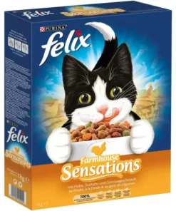 Felix Trockenfutter Sensations Geflügel, 1 kg