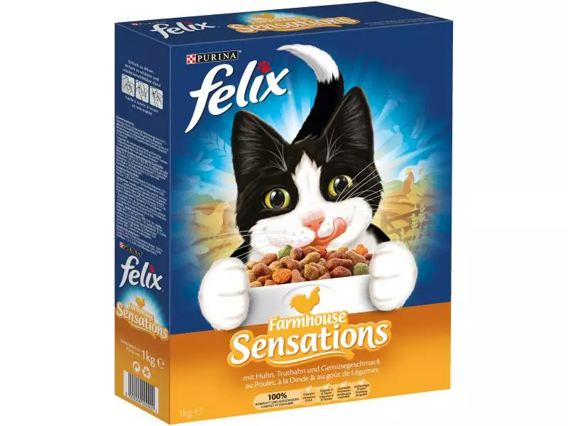 Felix Trockenfutter Sensations Geflügel, 1 kg 3 Felix Trockenfutter Sensations Geflügel, 1 kg