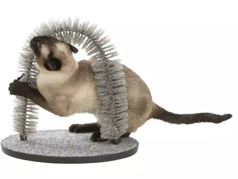 Trixie Wohlbefinden Massage- und Fellpflegebogen für Katzen 5 Trixie Wohlbefinden Massage- und Fellpflegebogen für Katzen – Bild 3