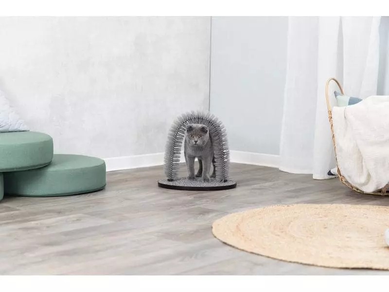 Trixie Wohlbefinden Massage- und Fellpflegebogen für Katzen 6 Trixie Wohlbefinden Massage- und Fellpflegebogen für Katzen – Bild 4