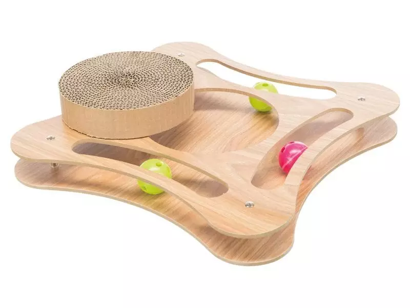 Trixie Kratzpappe mit Holzrahmen 4 Trixie Kratzpappe mit Holzrahmen – Bild 2