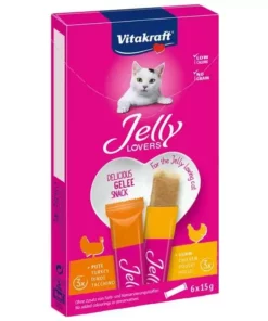 Vitakraft Jelly Lovers Huhn & Pute, 6 x 15 g