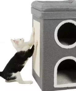 Trixie Kratzbaum Cat Tower Saul, Grau