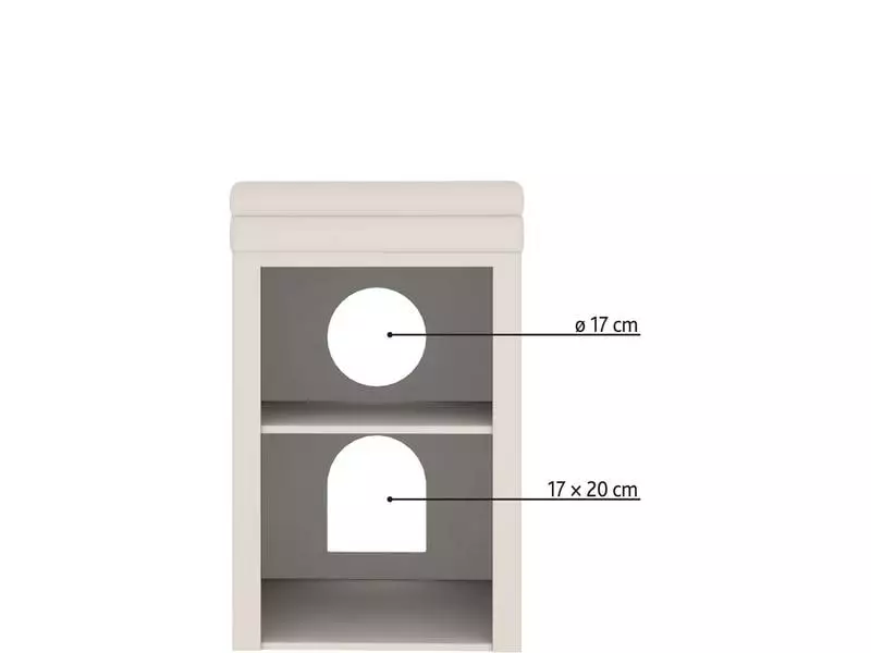 Trixie Kratzbaum Cat Tower Saul, Grau 5 Trixie Kratzbaum Cat Tower Saul, Grau – Bild 3