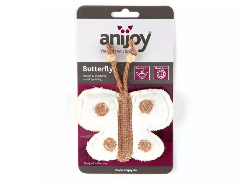 Anijoy Katzen-Spielzeug Butterfly 13 cm 4 Anijoy Katzen-Spielzeug Butterfly 13 cm – Bild 2