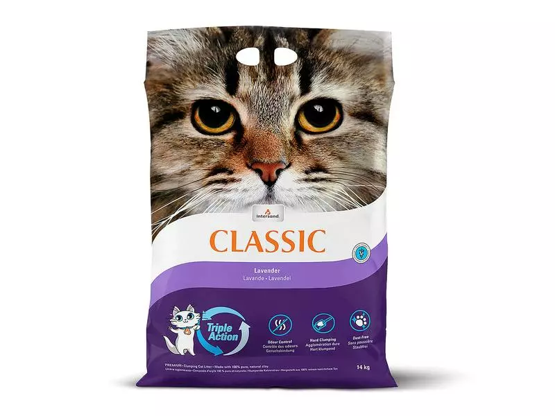Intersand Katzenstreu Classic mit Lavendelduft 14 kg 3 Intersand Katzenstreu Classic mit Lavendelduft 14 kg