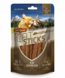 DeliBest Cat Sticks Flussbarsch, 50 g