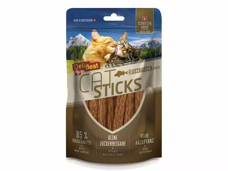 DeliBest Cat Sticks Flussbarsch, 50 g 3 DeliBest Cat Sticks Flussbarsch, 50 g