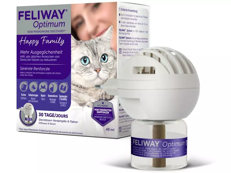 Feliway Wohlbefinden Optimum Starter-Set, 48 ml 4 Feliway Wohlbefinden Optimum Starter-Set, 48 ml – Bild 2