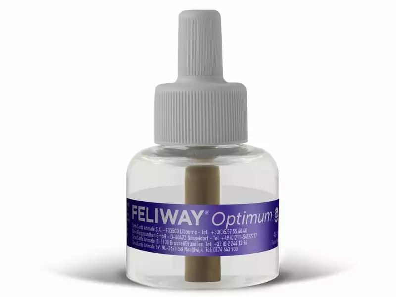 Feliway Wohlbefinden Optimum Nachfüllflakon, 3 x 48 ml 4 Feliway Wohlbefinden Optimum Nachfüllflakon, 3 x 48 ml – Bild 2