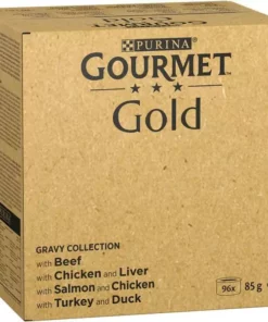 Purina Nassfutter Gourmet Gold Megapack, in Sauce, 96 x 85 g