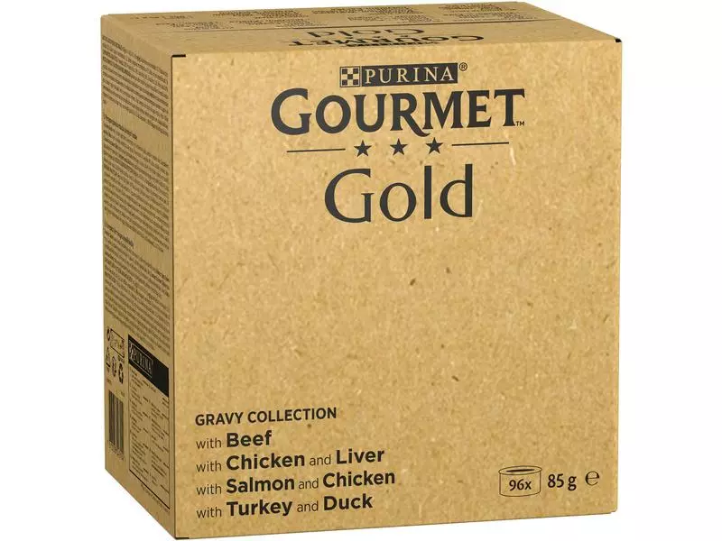 Purina Nassfutter Gourmet Gold Megapack, in Sauce, 96 x 85 g 3 Purina Nassfutter Gourmet Gold Megapack, in Sauce, 96 x 85 g