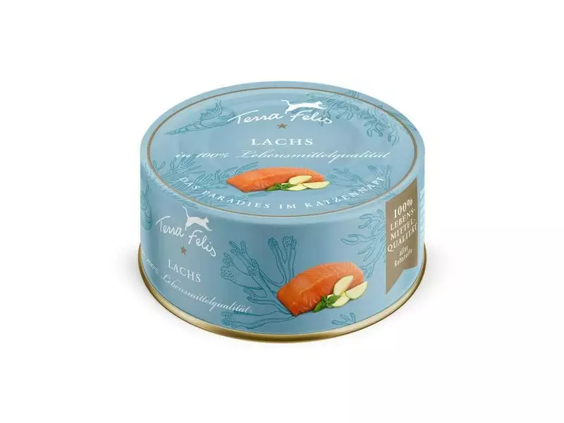 Terra Faelis Nassfutter Adult getreidefrei mit Lachs, 80 g 3 Terra Faelis Nassfutter Adult getreidefrei mit Lachs, 80 g