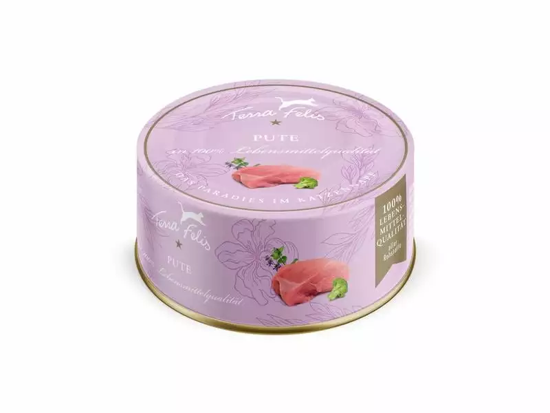 Terra Faelis Nassfutter Adult getreidefrei mit Pute, 12 x 80 g 4 Terra Faelis Nassfutter Adult getreidefrei mit Pute, 12 x 80 g – Bild 2