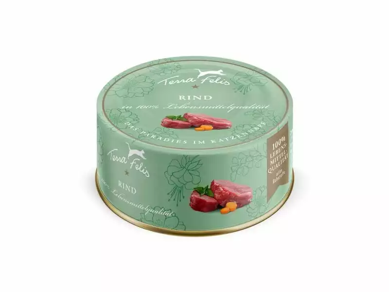 Terra Faelis Nassfutter Adult getreidefrei mit Rind, 80 g 3 Terra Faelis Nassfutter Adult getreidefrei mit Rind, 80 g