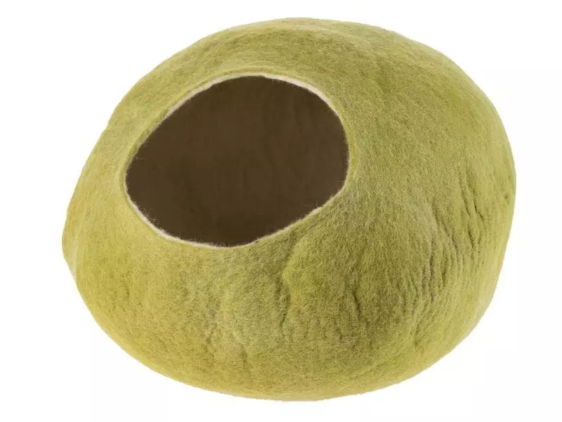 Kivikis Kuschelhöhle Cat Cave birch green 4 Kivikis Kuschelhöhle Cat Cave birch green – Bild 2