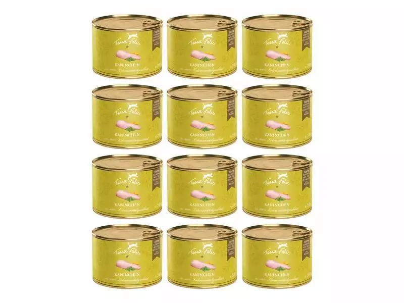 Terra Faelis Nassfutter Adult getreidefrei mit Kaninchen, 12 x 200 g 3 Terra Faelis Nassfutter Adult getreidefrei mit Kaninchen, 12 x 200 g