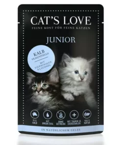 Cat's Love Nassfutter Junior Kalb, 12 x 85 g 5 Cat's Love Nassfutter Junior Kalb, 12 x 85 g -Katzenwelt Verkaufsgeschäft 209677359 xxl