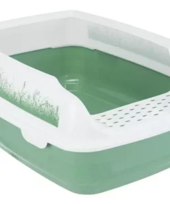 Trixie Katzentoilette Delio mit Rand, 35 x 20 x 48 cm
