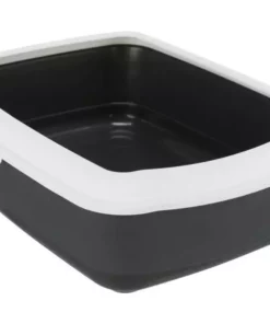 Trixie Katzentoilette Classic mit Rand, 37 x 15 x 47 cm
