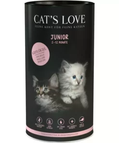 Cat's Love Trockenfutter Junior Gefügel 1 kg