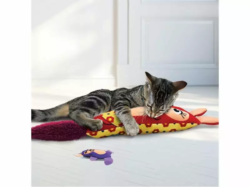 Kong Katzen-Spielzeug Kickeroo Känguru 40 cm 4 Kong Katzen-Spielzeug Kickeroo Känguru 40 cm – Bild 2