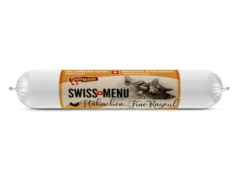 DeliBest Nassfutter Swiss Menu FineRagout Hähnchen, 120 g 3 DeliBest Nassfutter Swiss Menu FineRagout Hähnchen, 120 g