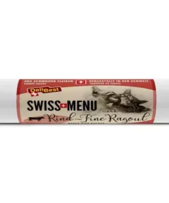 DeliBest Nassfutter Swiss Menu FineRagout Rind, 120 g