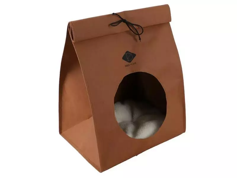 Ebi Katzenkorb D&D Home Oscar, Braun 5 Ebi Katzenkorb D&D Home Oscar, Braun – Bild 3