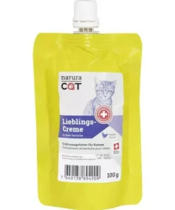 NaturaCat Katzen-Snack Lieblingscreme Poulet, 100g