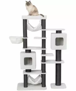 Trixie Kratzbaum XXL Lionello, Creme-Grau