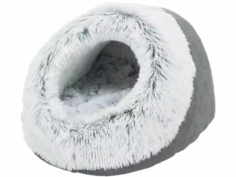 Trixie Kuschelhöhle Harvey, Grau-Weiss-Schwarz 3 Trixie Kuschelhöhle Harvey, Grau-Weiss-Schwarz