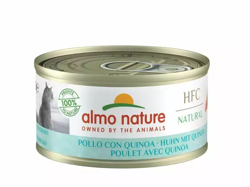 Almo Nature Nassfutter HFC Natural Huhn mit Quinoa, 24 x 70 g 4 Almo Nature Nassfutter HFC Natural Huhn mit Quinoa, 24 x 70 g – Bild 2