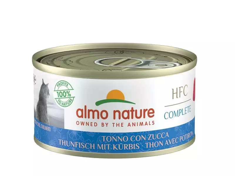 Almo Nature Nassfutter HFC Complete Thunfisch mit Kürbis, 24 x 70 g 4 Almo Nature Nassfutter HFC Complete Thunfisch mit Kürbis, 24 x 70 g – Bild 2