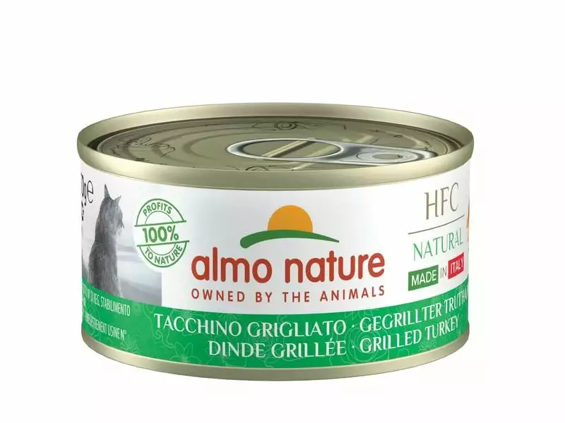 Almo Nature Nassfutter HFC Natural Italy Gegrillter Truthahn, 24 x 70 g 4 Almo Nature Nassfutter HFC Natural Italy Gegrillter Truthahn, 24 x 70 g – Bild 2