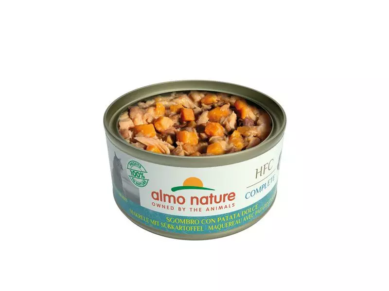 Almo Nature Nassfutter HFC Complete Makrele mit Süsskartoffel, 24 x 70 g 5 Almo Nature Nassfutter HFC Complete Makrele mit Süsskartoffel, 24 x 70 g – Bild 3