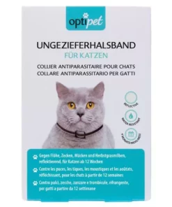 OptiPet Anti-Parasit-Halsband für Katzen, 1 Stück
