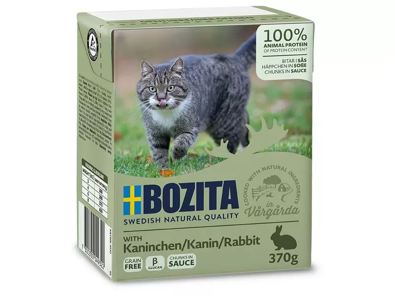 Bozita Nassfutter Häppchen in Sauce mit Kaninchen, 370 g 3 Bozita Nassfutter Häppchen in Sauce mit Kaninchen, 370 g