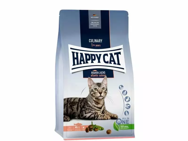 Happy Cat Trockenfutter Supreme Culinary Atlantik-Lachs, 4 kg 3 Happy Cat Trockenfutter Supreme Culinary Atlantik-Lachs, 4 kg
