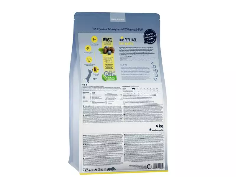 Happy Cat Trockenfutter Supreme Culinary Land-Geflügel, 1.3 kg 5 Happy Cat Trockenfutter Supreme Culinary Land-Geflügel, 1.3 kg – Bild 3