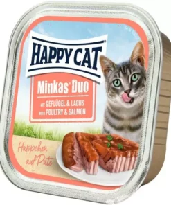 Happy Cat Nassfutter Minkas Duo Häppchen Geflügel & Lachs, 12 x 100 g 7 Happy Cat Nassfutter Minkas Duo Häppchen Geflügel & Lachs, 12 x 100 g -Katzenwelt Verkaufsgeschäft 213984378 xxl