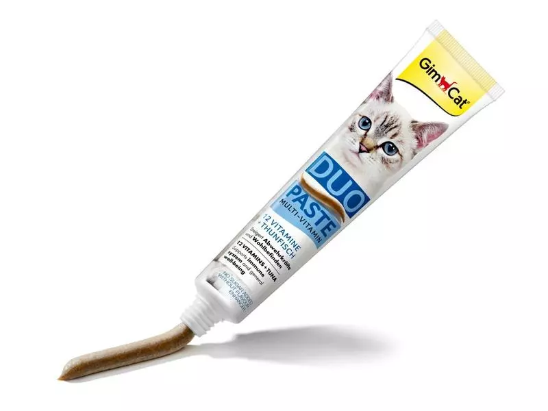 Gimpet Nahrungsergänzung GimCat Multi-Vitamin Duo-Paste, 50 g 5 Gimpet Nahrungsergänzung GimCat Multi-Vitamin Duo-Paste, 50 g – Bild 3