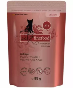 Catz finefood Nassfutter No.03 Geflügel, 85 g