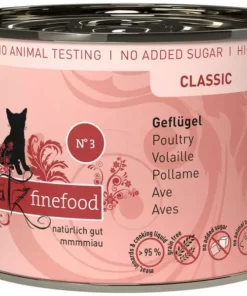Catz finefood Nassfutter No.03 Geflügel, 200 g