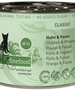 Catz finefood Nassfutter No.15 Huhn & Fasan, 200 g