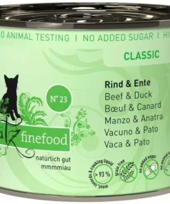 Catz finefood Nassfutter No.23 Rind & Ente, 200 g