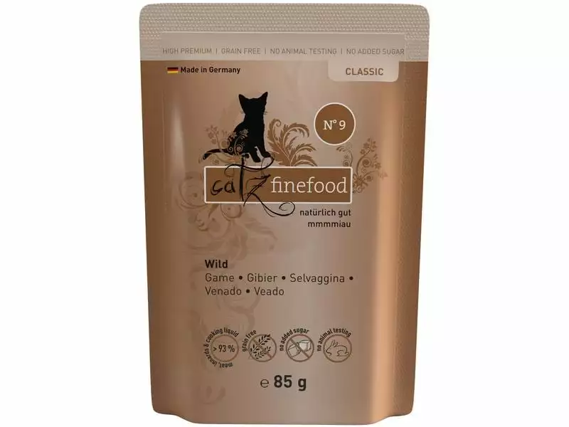 Catz finefood Nassfutter No.09 Wild, 85 g 3 Catz finefood Nassfutter No.09 Wild, 85 g