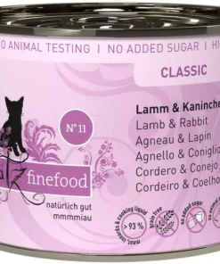 Catz finefood Nassfutter No.11 Lamm & Kaninchen, 200 g