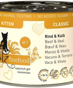 Catz finefood Nassfutter Kitten No.07 Rind & Kalb, 200 g